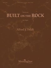 Partita on Built on the Rock Organ sheet music cover